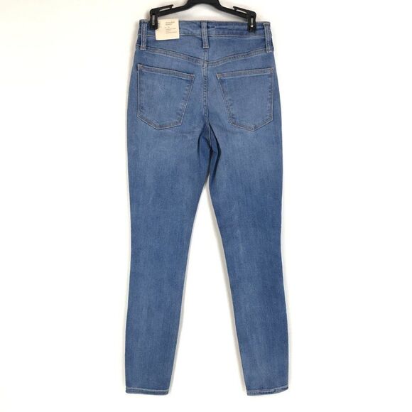 Universal Thread High Rise Skinny Patched Jeans Women's Size 00 / 24R Stretch - Picture 4 of 14